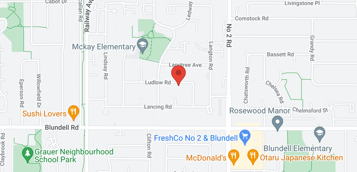 map of 5640 LUDLOW ROAD